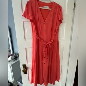 NWOT LOFT WRAP DRESS SIZE 12